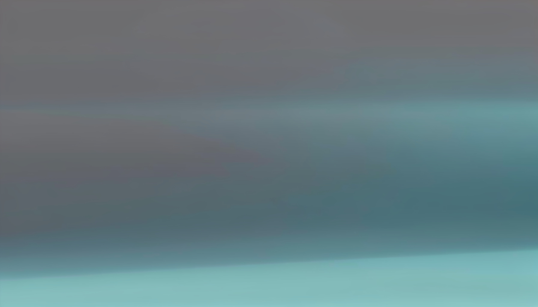 Abstract horizontal bands of muted charcoal and slate blue fading into soft teal, minimalist and technical in mood
